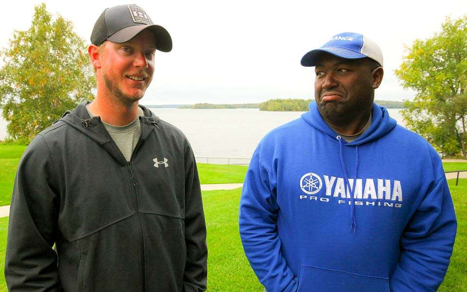 Ish Monroe didn't seem to be all that happy to be paired against Jonathon VanDam. 