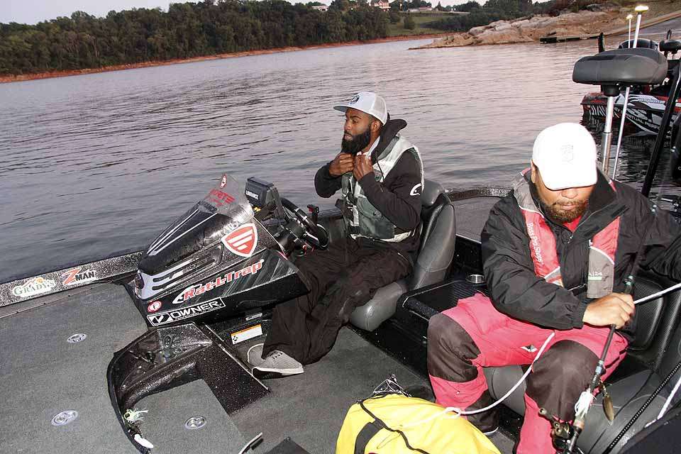 Brian Latimer is fifth place going into the final day of competition on Douglas Lake. 