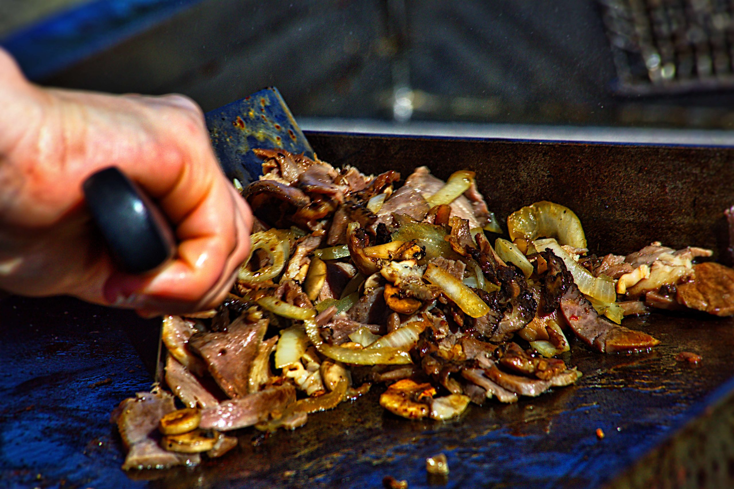 Dudes ⦠yum, just flat out yum ⦠and then they poured melted cheese on it ⦠OMG.