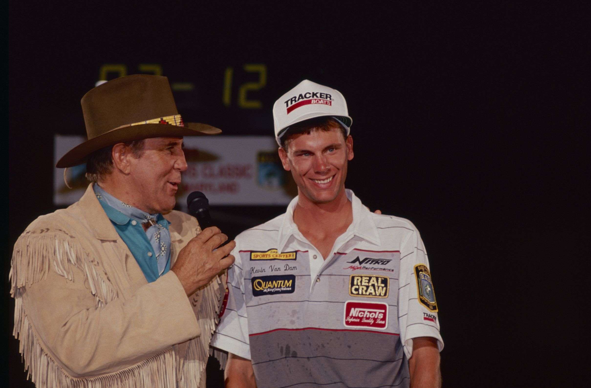 KVD won his first Angler of the Year title in 1992, his second year on the Bassmaster tournament trail. Making him the youngest man to win Angler of the Year.