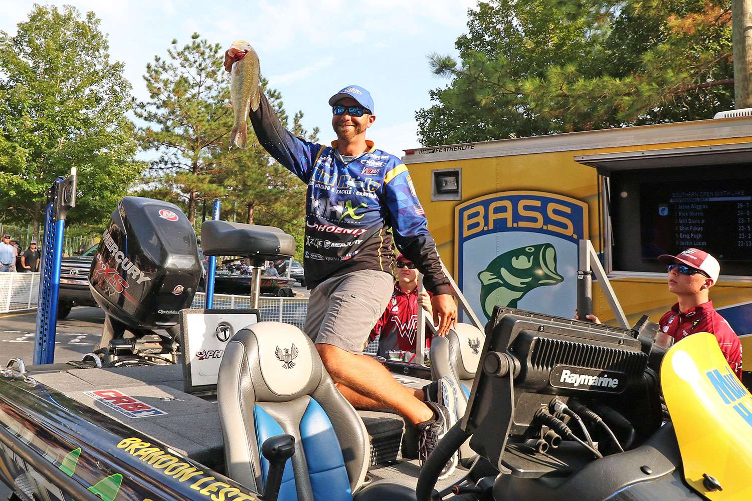 Brandon Lester was first at the scales and made a late charge for the title with this 4-pounder. 