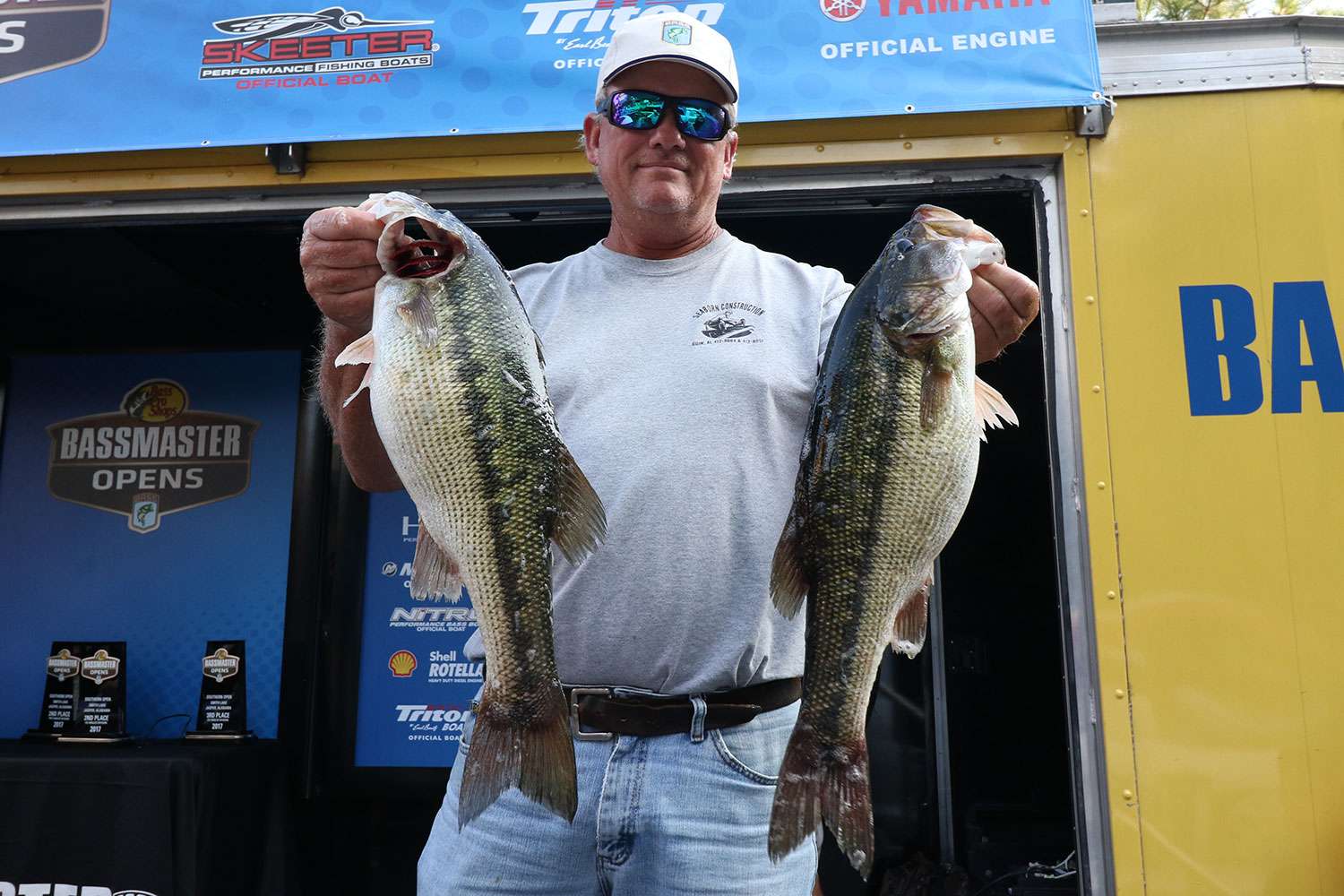 Winning the co-angler division, Benjie Seaborn weighed a three-day, nine-fish total of 20-15.