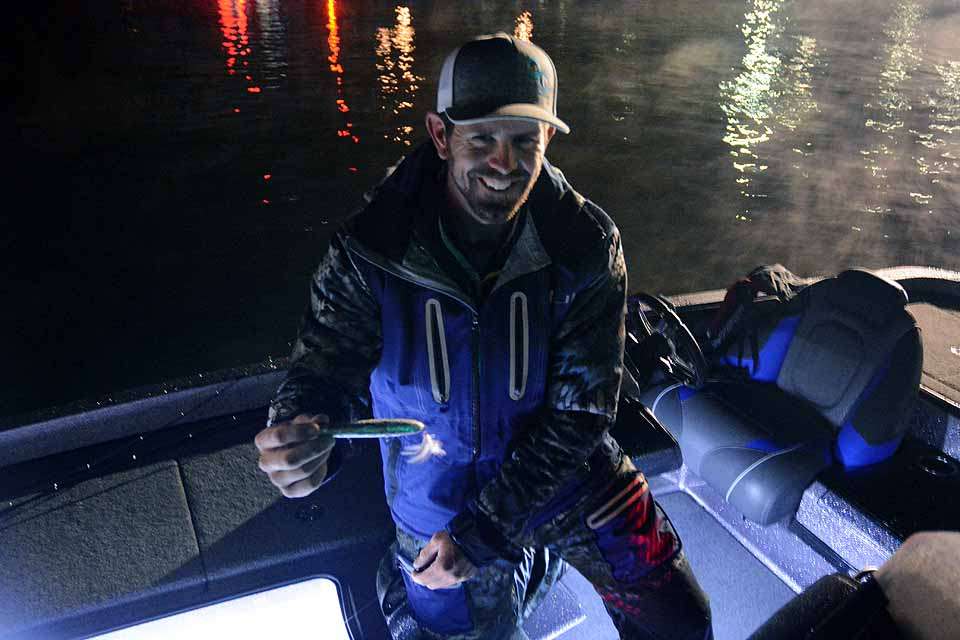 Ty Faber of Colorado believes this topwater lure will catch a 6-pounder. 
