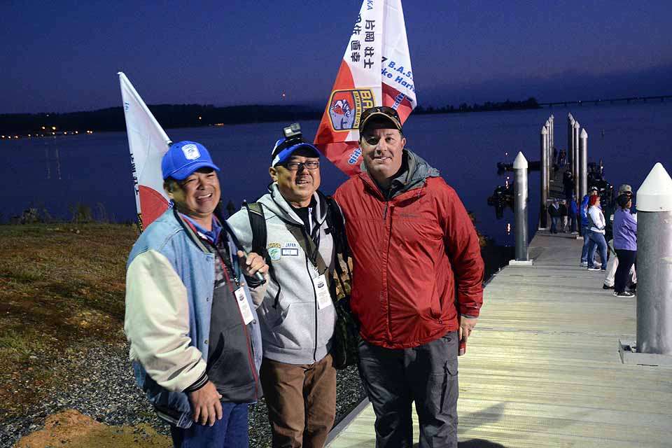 Japan meets Australia as these friends speak the universal language called bass fishing. 

