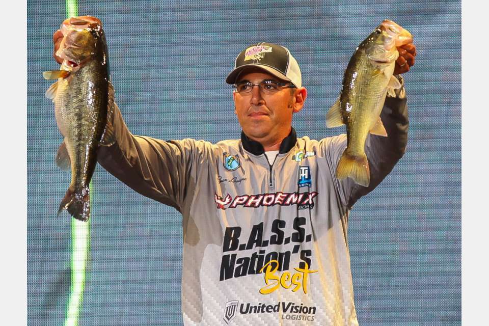 <h4>Ryan Lavigne</h4>
Defending Champion<br>
B.A.S.S. Nation Club: Ascension Area Anglers<br>
Occupation: Process Technician<br>
Hobbies: Bait Building, Spending time with family, cooking<BR>
Sponsors: B.A.S.S. Nation's Best Phoenix Boats and T-H Marine, United Vision Logistics, Power-Pole, Missile Baits, Phenix Rods, Delta Lures, Jig Sooie, Kajun Boss Outdoors, Fishing for Tucker, The Gracie Ann Foundation
