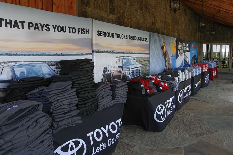 They also rolled out the goodies for the Toyota owners to enjoy.