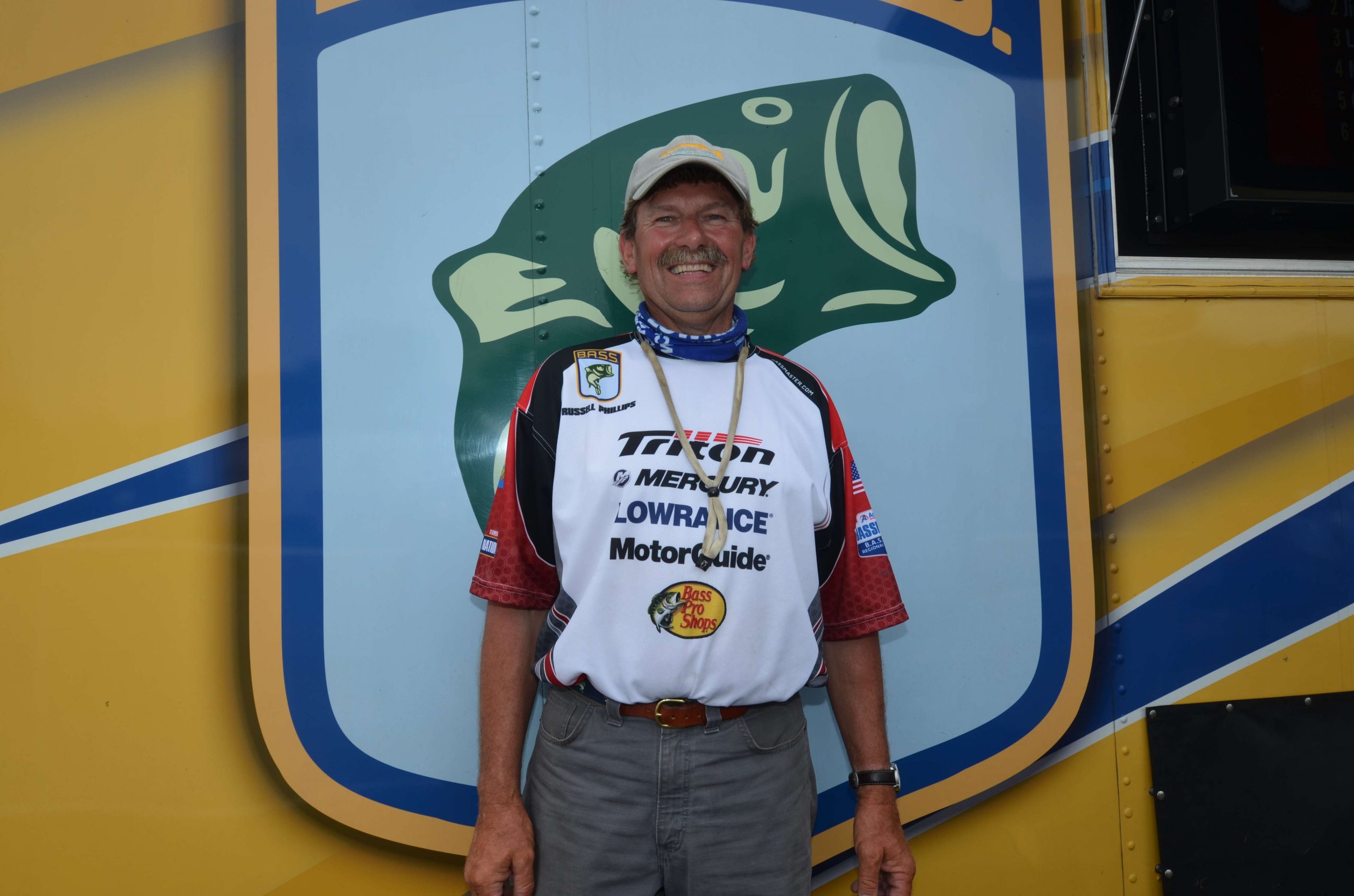 <h4>
Russell Phillips</h4>
Vermont Boater<br>
B.A.S.S. Nation Club: Addison Bass Club <BR>
Occupation:  Automotive restoration technician<BR>
Hobbies: Family, grandkids<BR>
Sponsors: VRC Rods, Vermont B.A.S.S. Nation, Krank5Baits, Lowrance, MotorGuide

