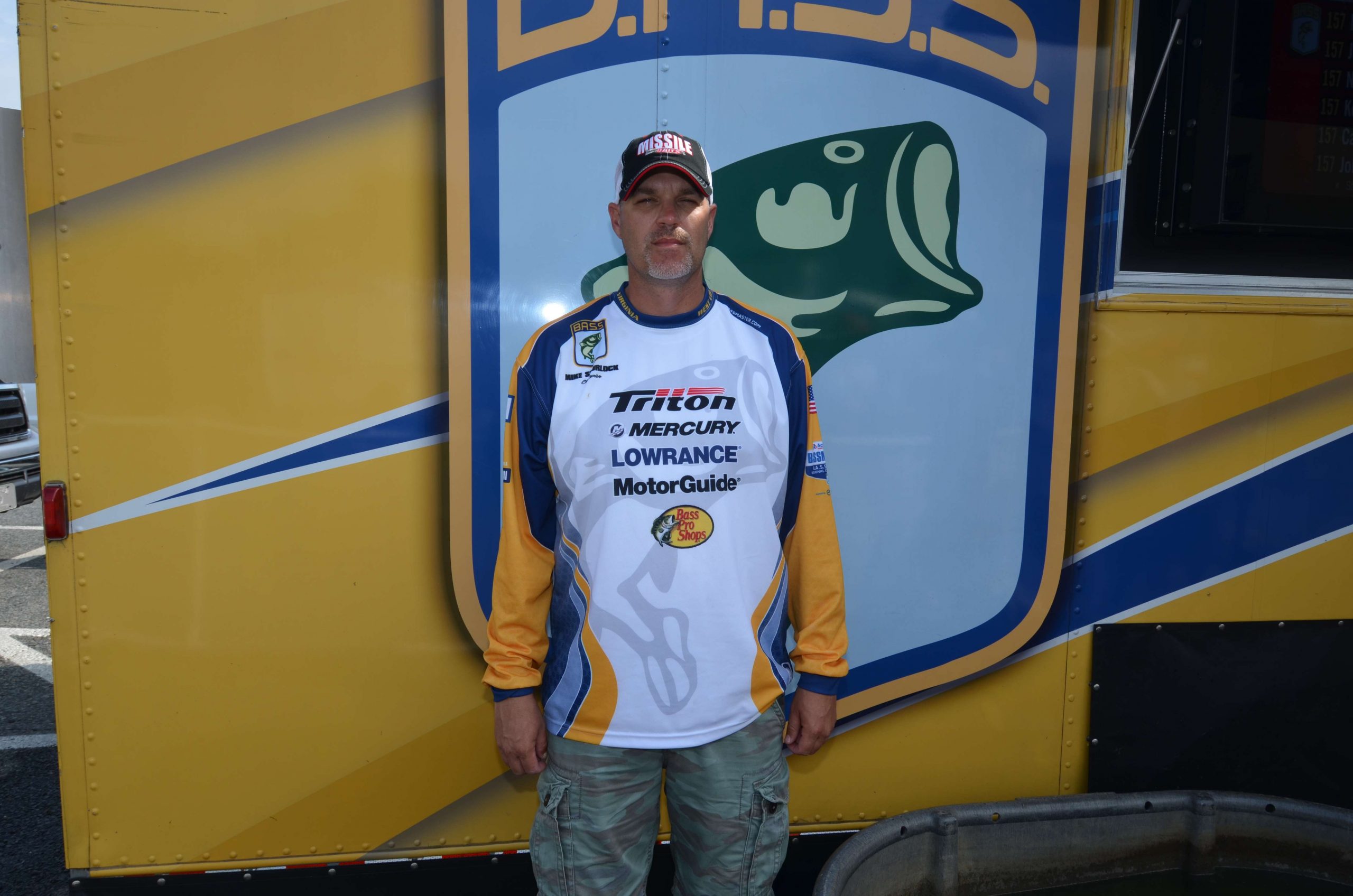 <h4>
Mike Spurlock</h4>
West Virginia Nonboater<br>
B.A.S.S. Nation Club:  Catch 5<BR>
Occupation:  Splicing Technician<BR>
Hobbies:  Watching any sport with a ball and spending time with my wife Heather. <BR>
Sponsors: West Virginia B.A.S.S. Nation


