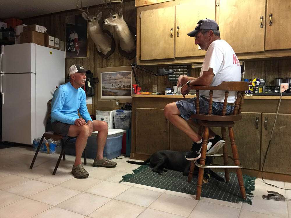 One of my top 10 photos of the year mainly because what an honor it is to sit around with two Bassmaster Classic winners and listen to them talk shop and know that both are also great friends, to think my opportunity to do this kind of stuff isnât special would be to just be a dumb arse.