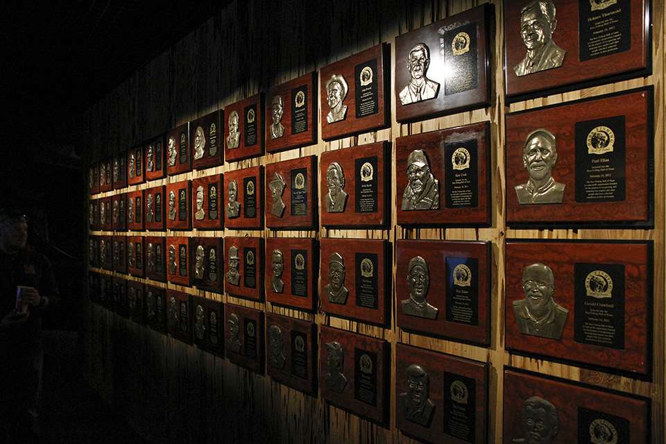 They had plaques on the wall for past inductees and now the Hall of Fame has a home in a tangible location.