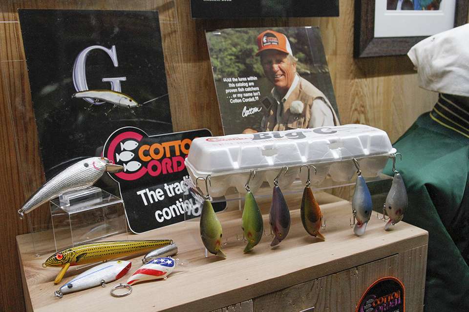 Old Cotton Cordell lures were on display.