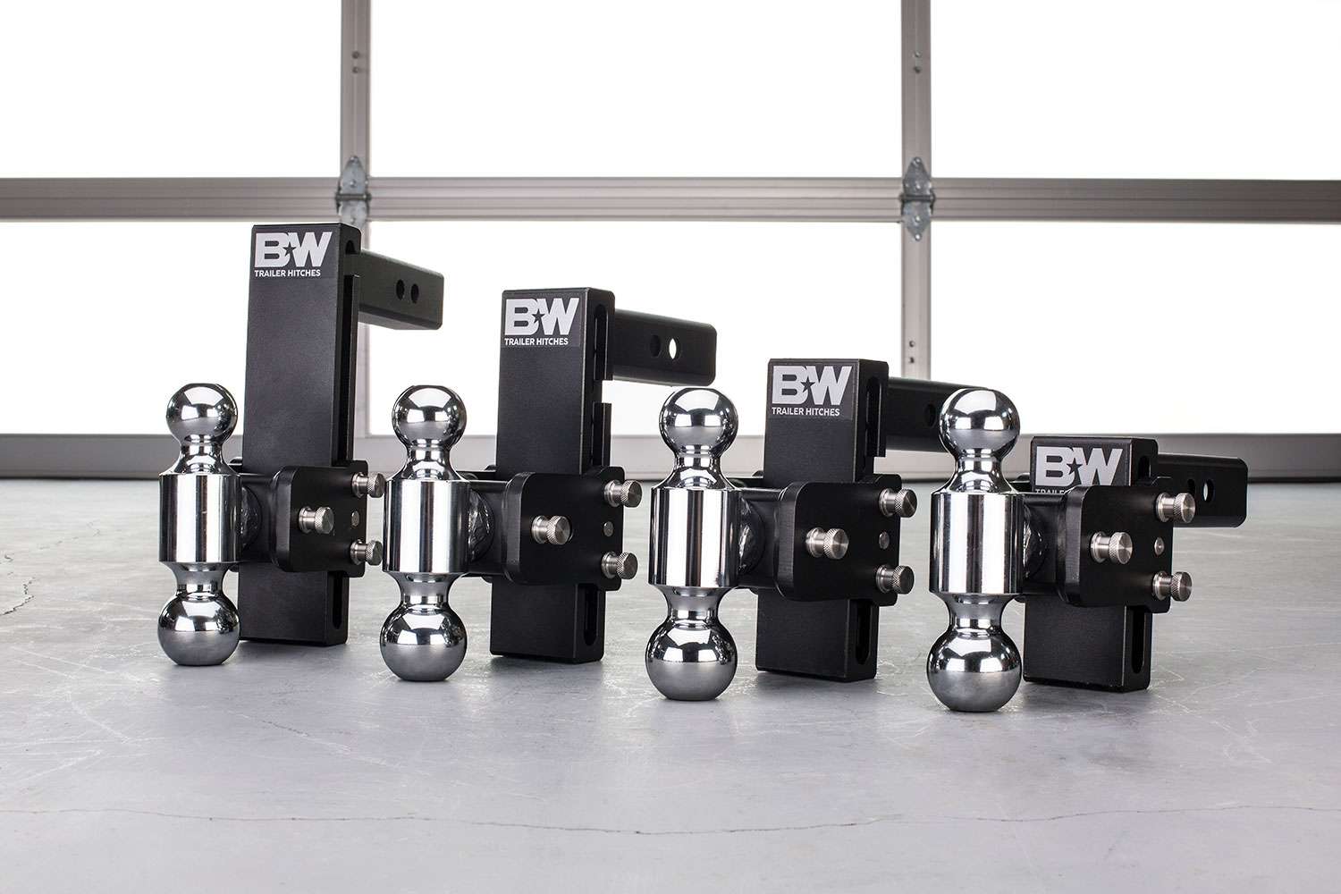 B&W Hitches Tow & Stow Adjustable ball mount, $199-$399