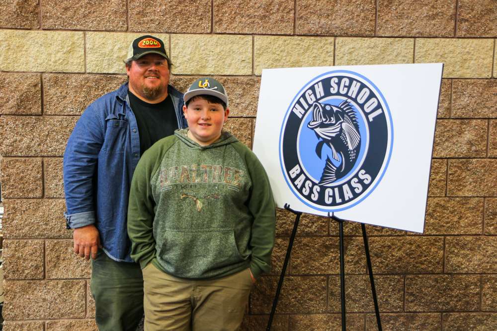 Union County Bass Anglers (S.C.), father and son, Tripp and Tanner Duncan joined the High School Bass Class this year.
<p>
âTo be able to interact with several of the best anglers in the world, in a class room setting, means a lot,â eighth-grader Tanner Duncan said.
 <p>
âIâm glad to see the value of the sport is being appreciated enough for an organization to put on an event like this,â Tripp Duncan, a boat captain for the Union County team added. âI am happy to see that the High School Bass Class not only teaches fishing, but conservation as well.â