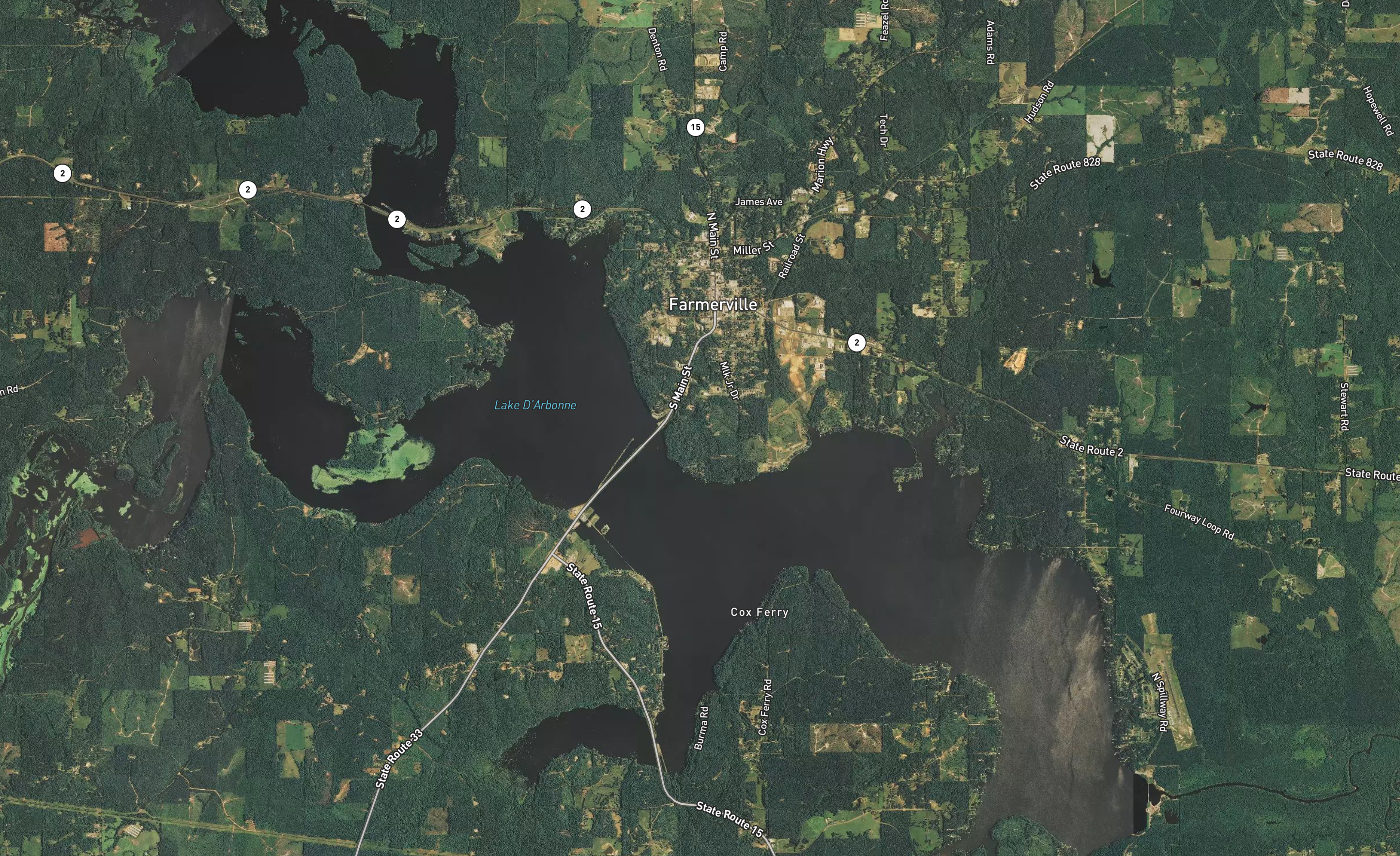 The crappie fishing is great and, if you decide to take a break, you can always go to Monroe or West Monroe for the day. Both are decent size cities with hotels, restaurants and malls as good as any youâll find anywhere in the country.
<p>
Along with access to metropolitan areas itâs a nice place for a winter trip if you live where thereâs snow and cold north winds.