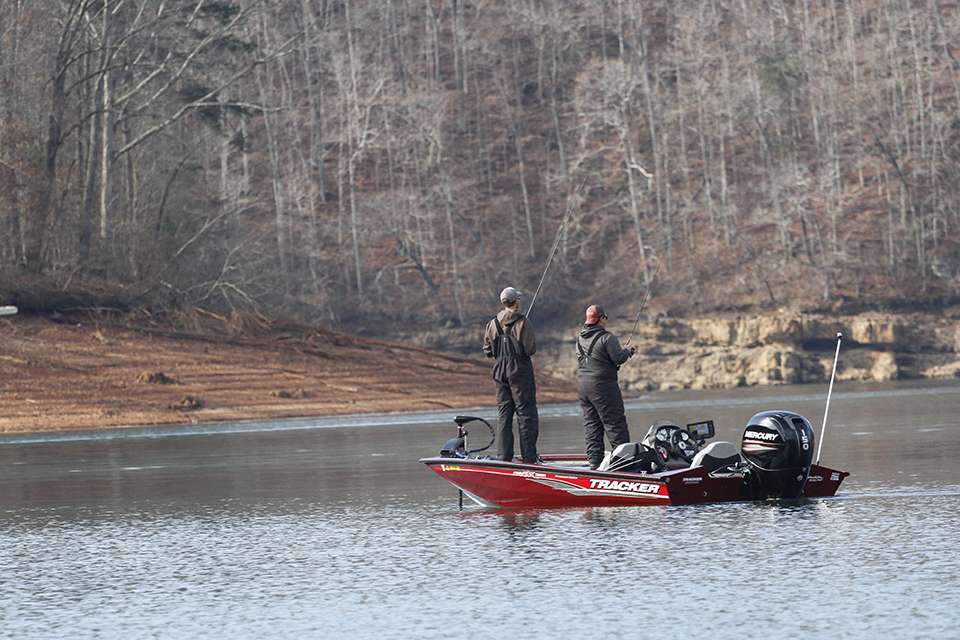 Boats of all shapes and sizes are welcomed to fish as long as they are up to Bassmaster tournament rules.