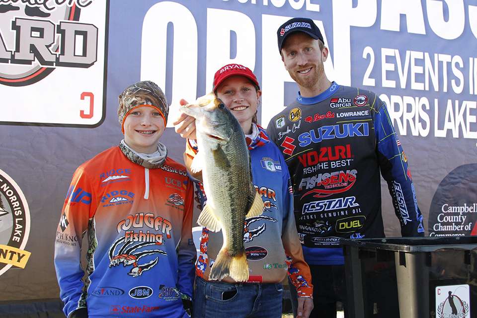 Kassie and Matt Dopp of Campbell County finished 14th with 3.45 pounds on the high school side.