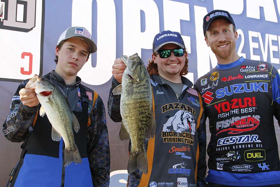 Jacob Frazier and Kaden Hillman of Hazard High School finished sixth with 5.30 pounds on the high school side.