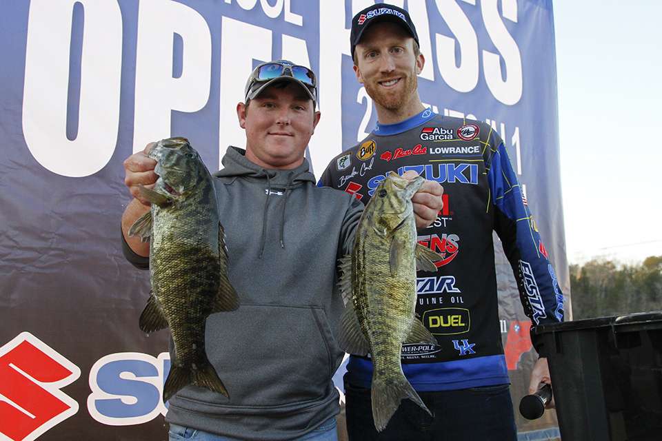 Bailey Fain and Trevor St. John of Bryan College finished in sixth with 6.15 pounds on the college side.