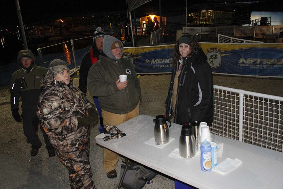 Day 2 of the Toyota Bonus Bucks Team Championship on Norfork Lake started with sub-freezing temperatures on Thursday morning.