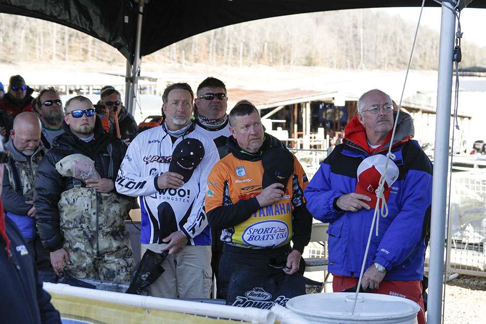 The Day 2 weigh-in, which signified the end of the team portion of the Toyota Bonus Bucks Team Championship got underway at the 101 Boat Dock on Norfork Lake.