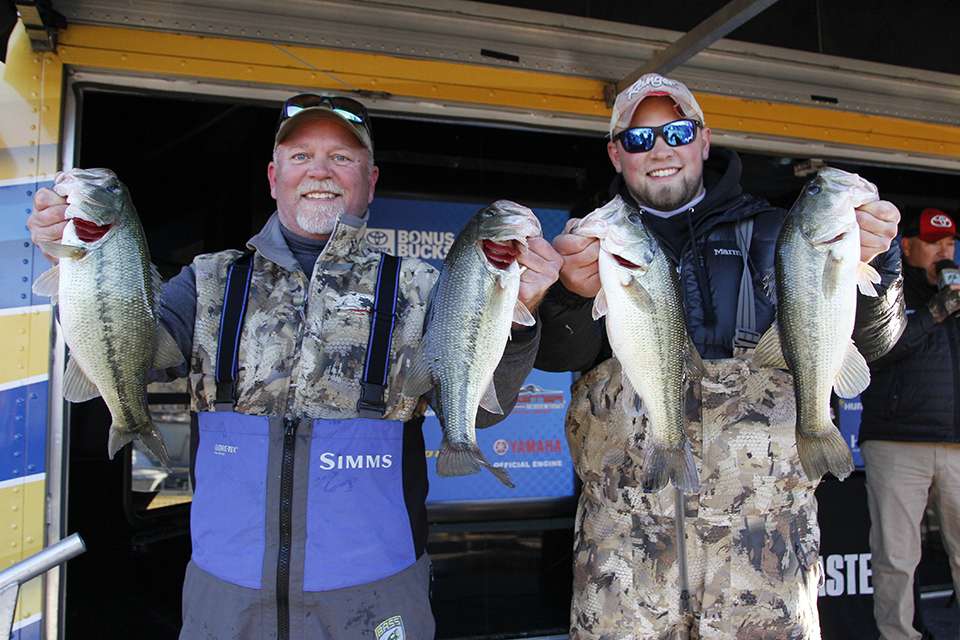 Bryce and Bryan Kalen of Indiana Bass Nation (15th, 21-11)