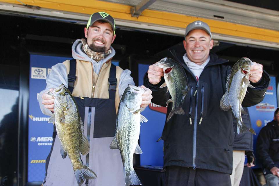 Lyle and Mitchel Armstrong of Anglers in Action (24th, 19-7)