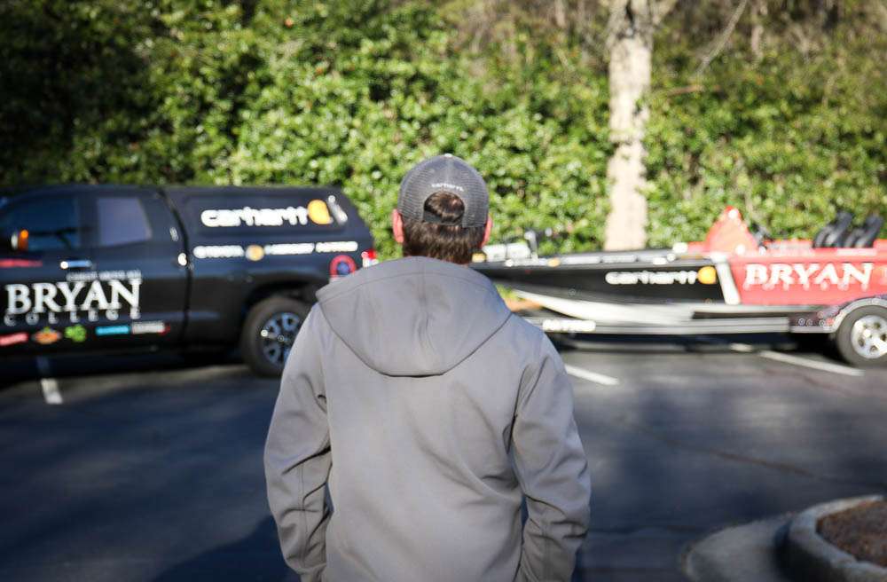 First up was Jacob, who will use this boat for the Classic and at the Bass Pro Shops Bassmaster Opens in 2018. 