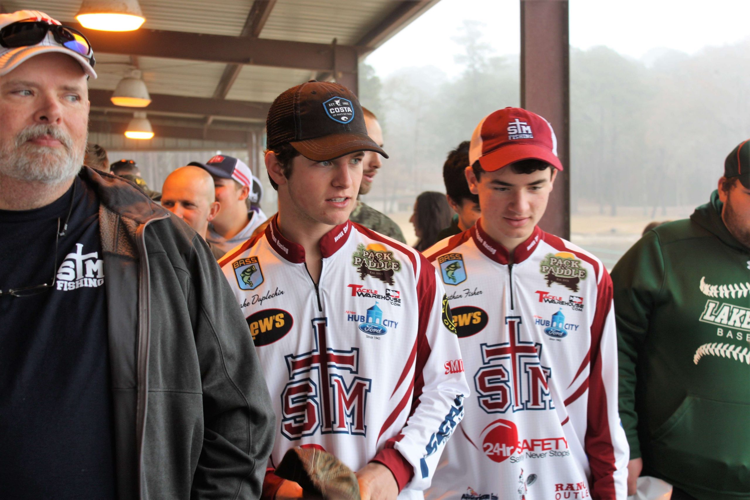 These St. Thomas More (LA) anglers look sharp on Saturday afternoon.