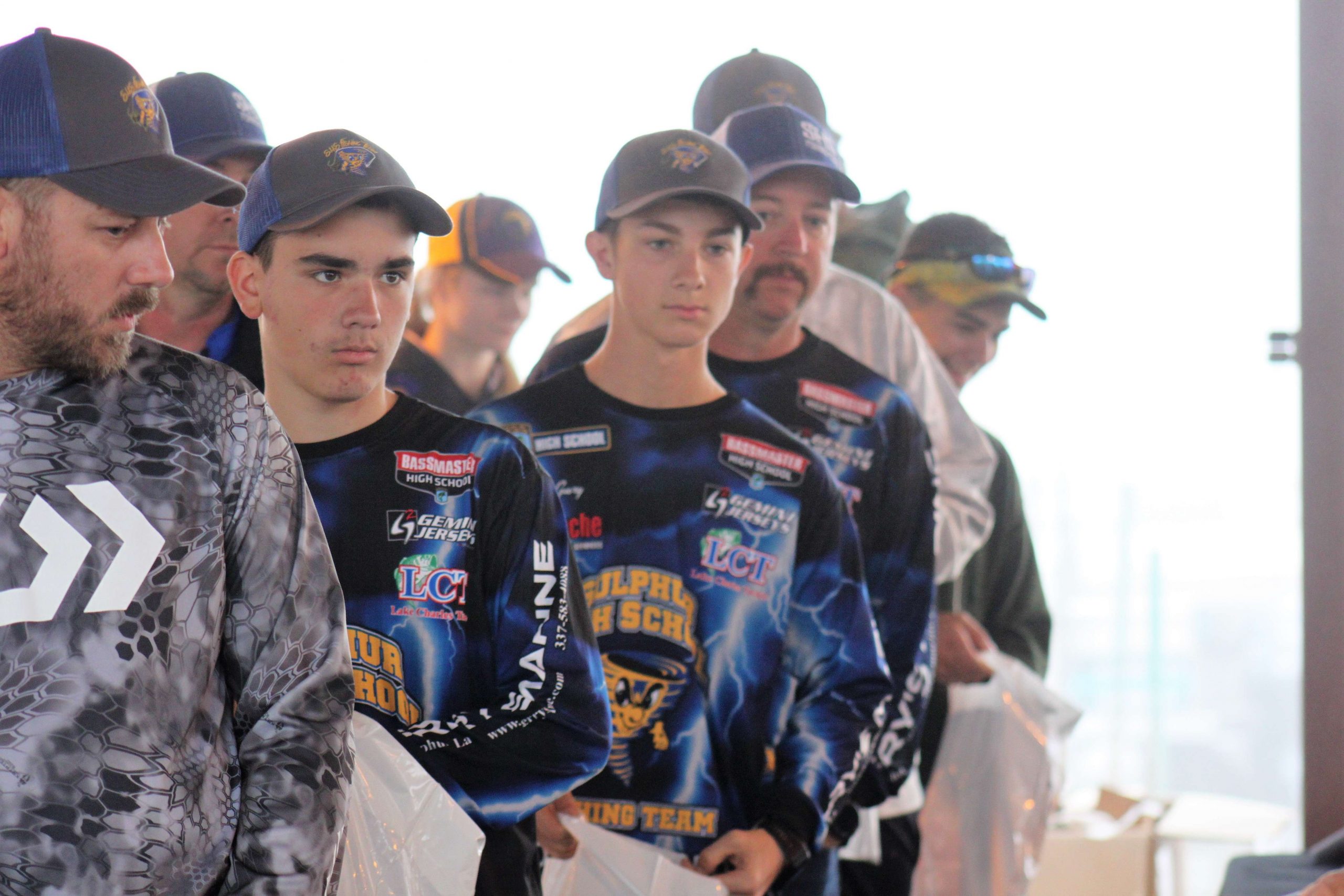 The Sulphur (LA) High Schoolers are always a presence in high school fishing events here on Toledo Bend.