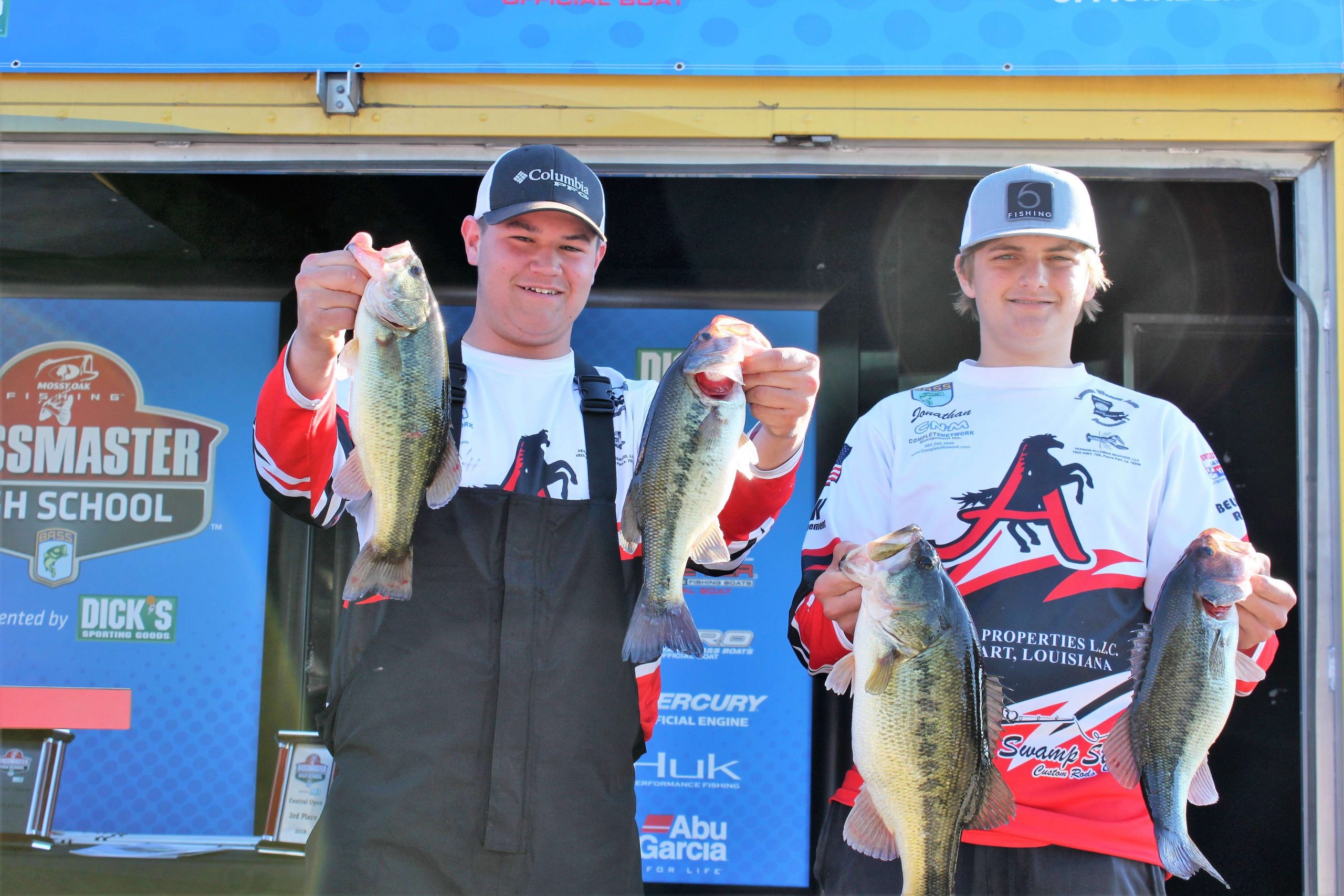But thereâs a whole lot of anglers who still have to cross the stage. And here are two with a nice bag. Thatâs Johnathan Burns and Zach Naquin of Louisianaâs Assumption High School finished 14th with 13-6.