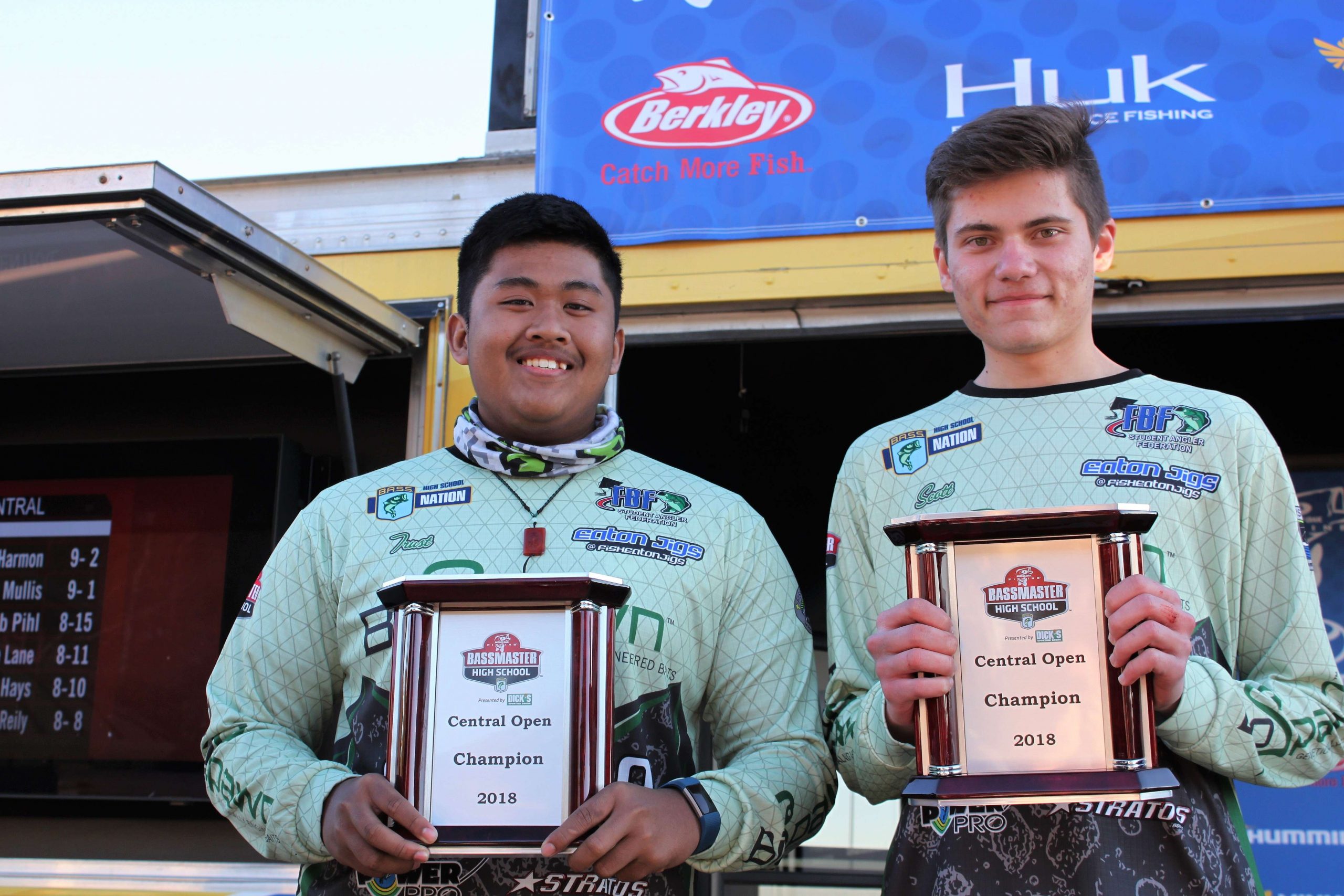 Scott Springer and Trust Say are champions of the Mossy Oak Bassmaster High School Central Open presented by DICKâS Sporting Goods.