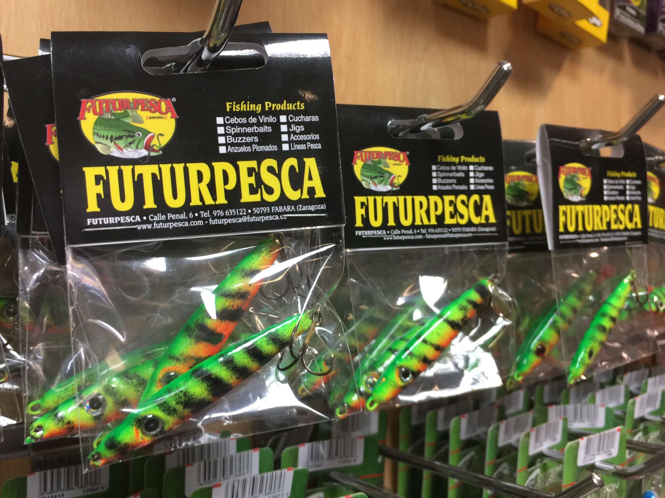 The Futurpesca brand was one of the first lures manufactured in Spain. Itâs owner, Marcos Calleja, is a famous journalist in the country. His stories in various magazines helped ignite the bass fishing frenzy in his homeland. And yes, his baits are quite popular.