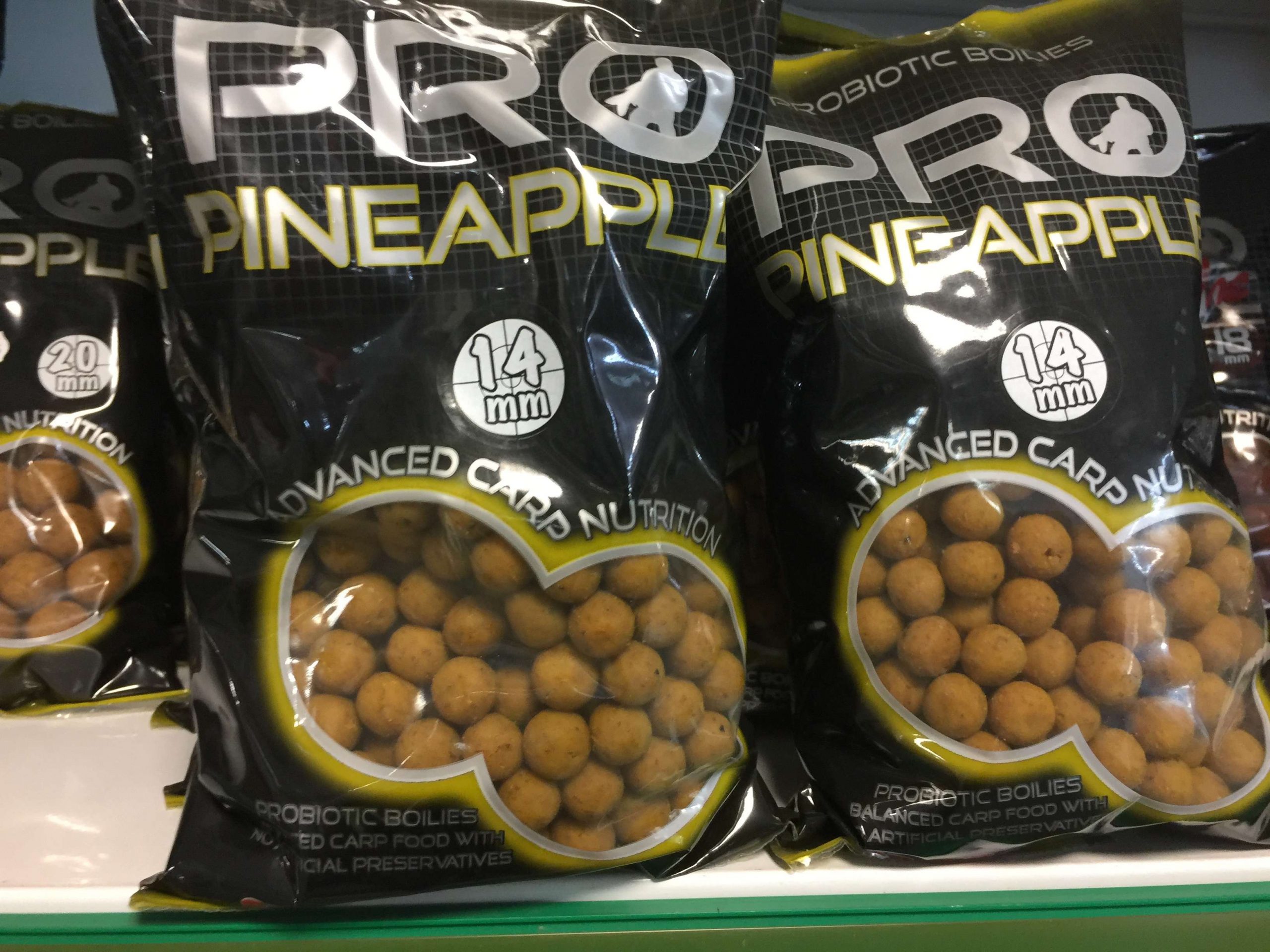 And some advanced carp nutrition is a must â¦ pineapple flavor, of course.
