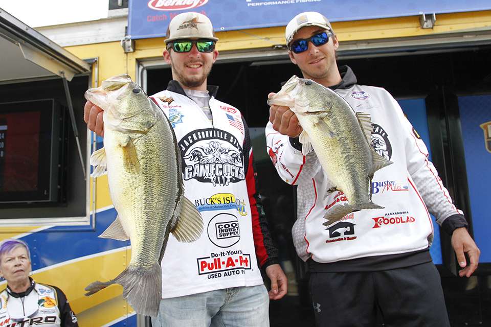 Will Brown and Chase Chastain of Jacksonville State (15th, 14-5)