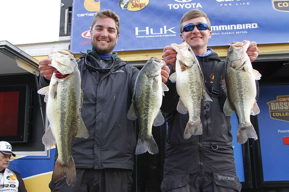 Austin Handley and Jeffrey Hopkins of Auburn University (31st, 13-1)