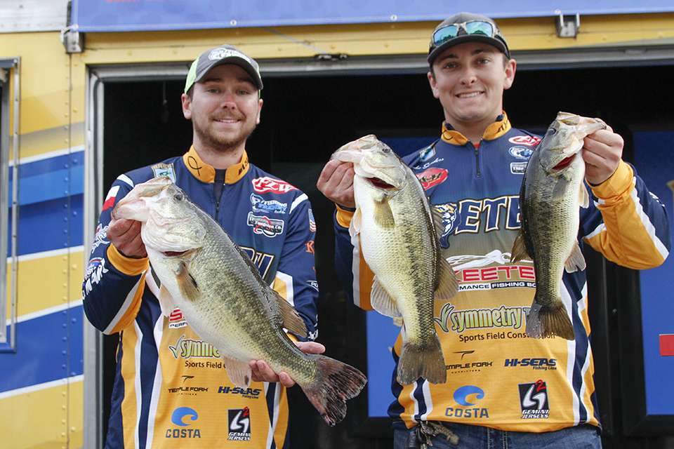 Jacob Sanders and Chad Poulsen of East Texas Baptist (4th, 17-9)