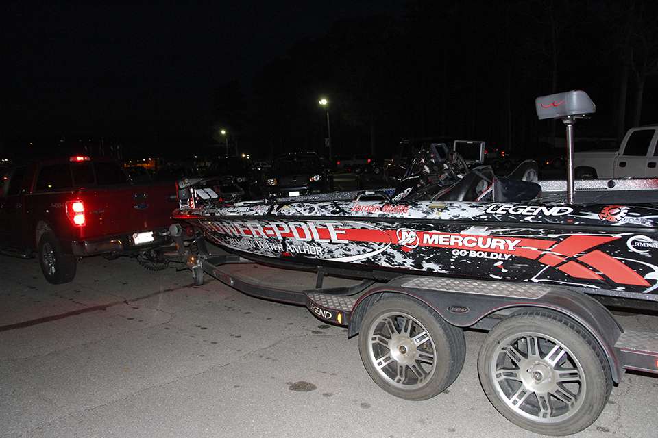 Jordan Mullis' of Indiana shows off his wrapped rig.