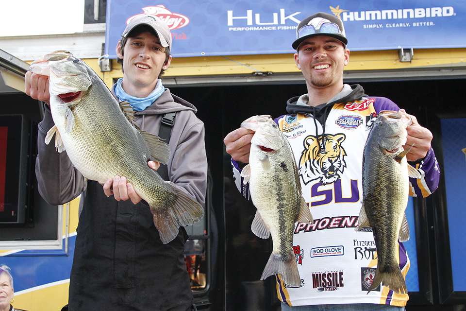 Taylor Cranford and Connor Turner of LSU (34th, 25-11)