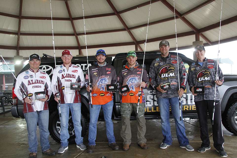 Teams were rewarded with awesome Abu Garcia rods and reels for their accomplishments this week as well as berths to the 2018 National Championship!