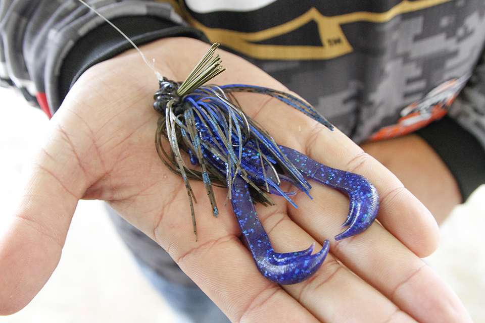 They threw a 3/4-ounce V&M Football Jig with a V&M Wild Thang Craw.