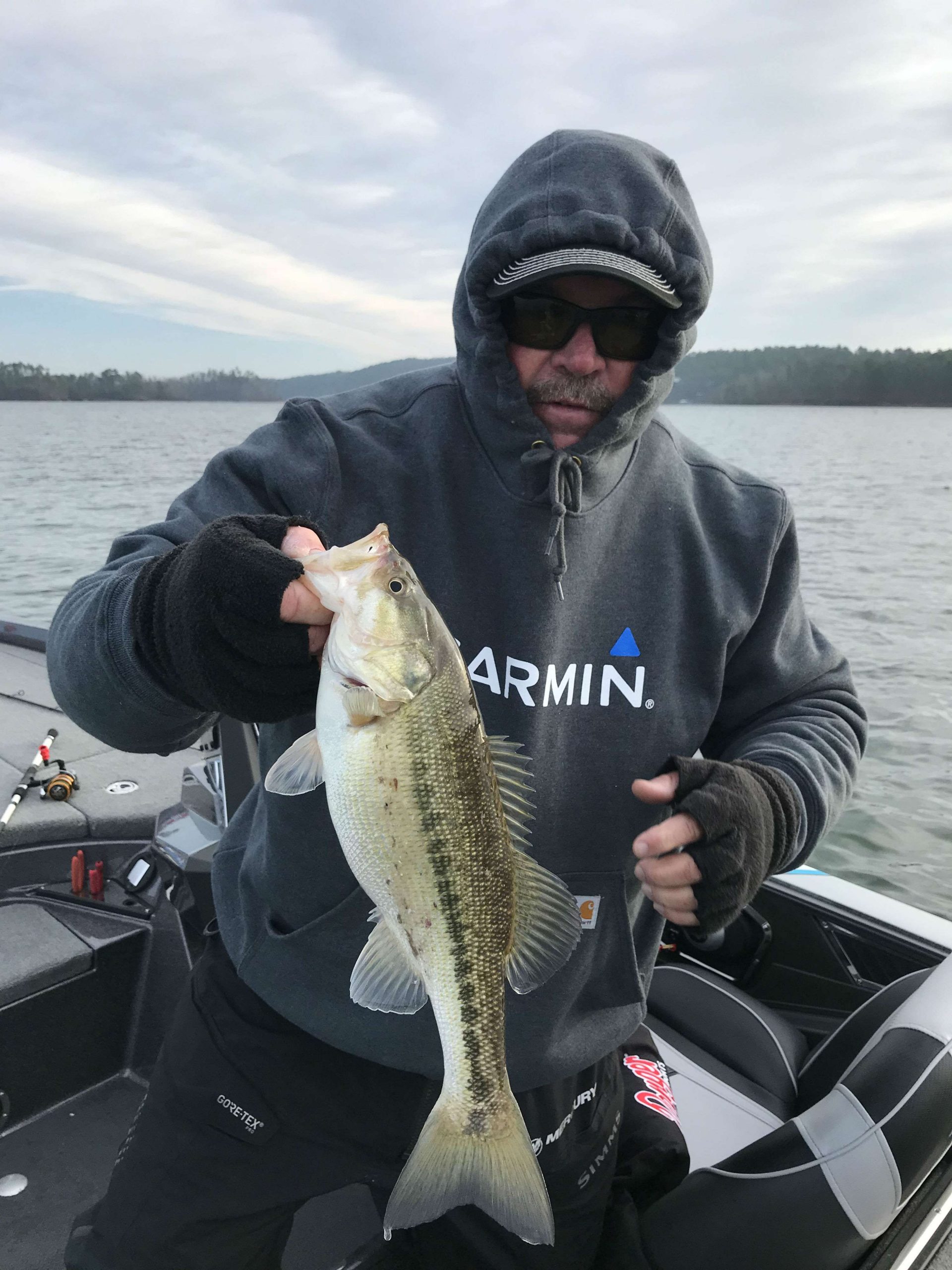 John Murray catches his first of the 2018 season.