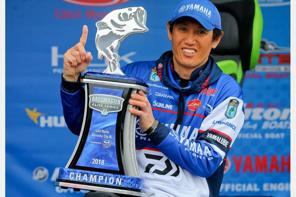 Also stealing the show was winner Takahiro Omori at the Bassmaster Elite at Lake Martin presented by Econo Lodge. Check out the wide variety of lures used to catch spotted bass and largemouth. 