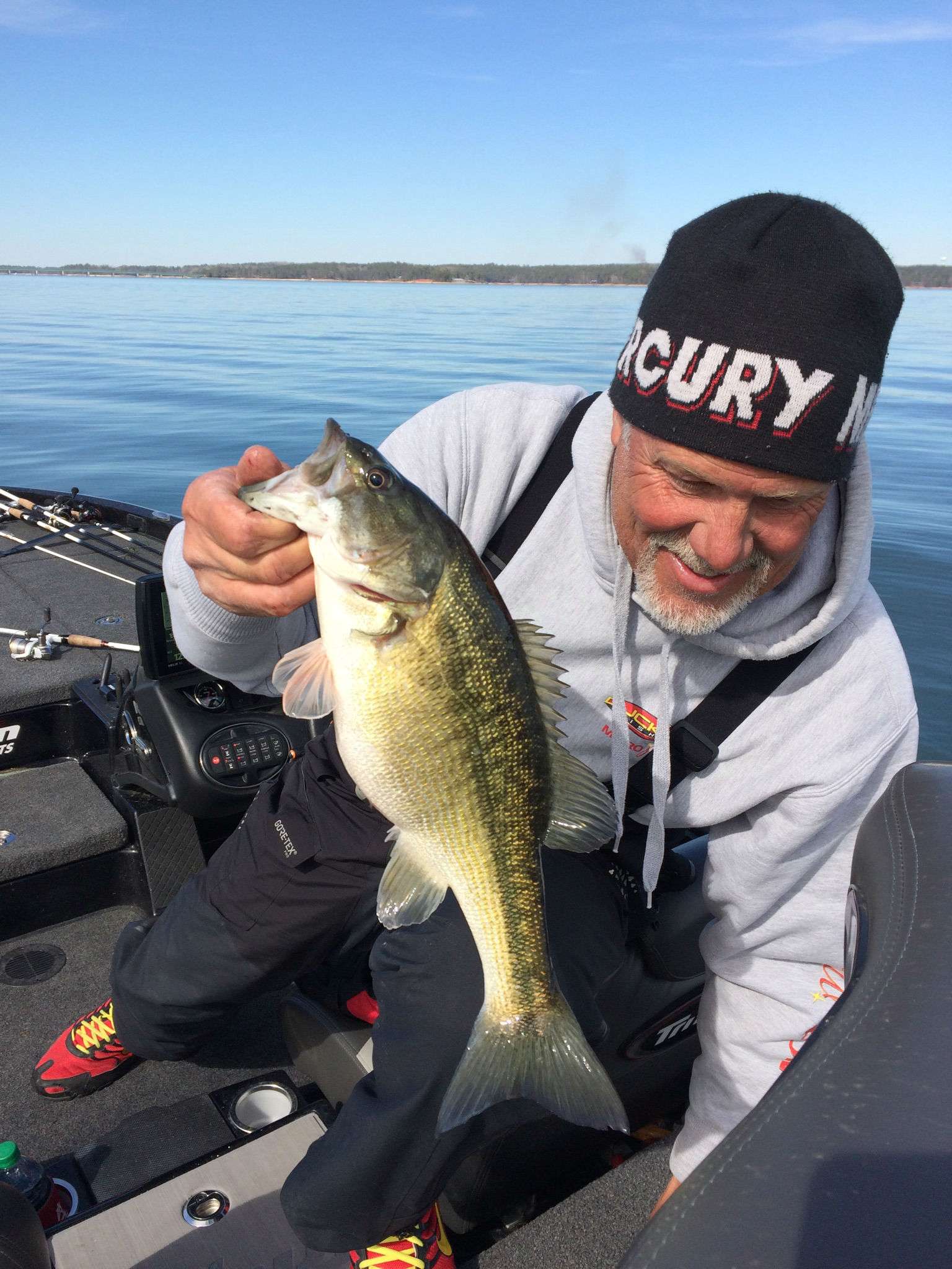 Duckett with an afternoon bite.