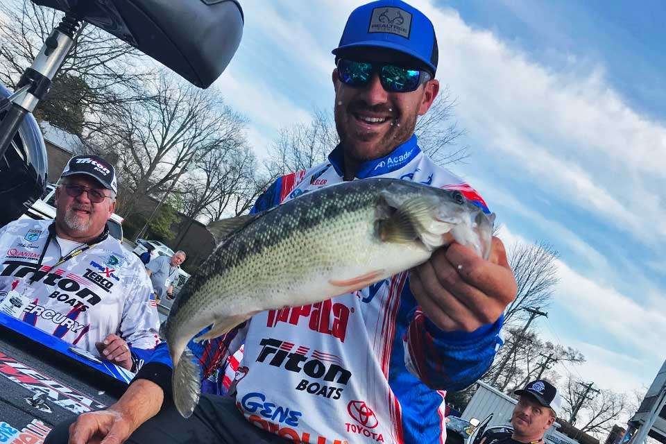 Jacob Wheeler is a young angler who was expected to do well on Lake Hartwell. He finished seventh to take home $21,500.