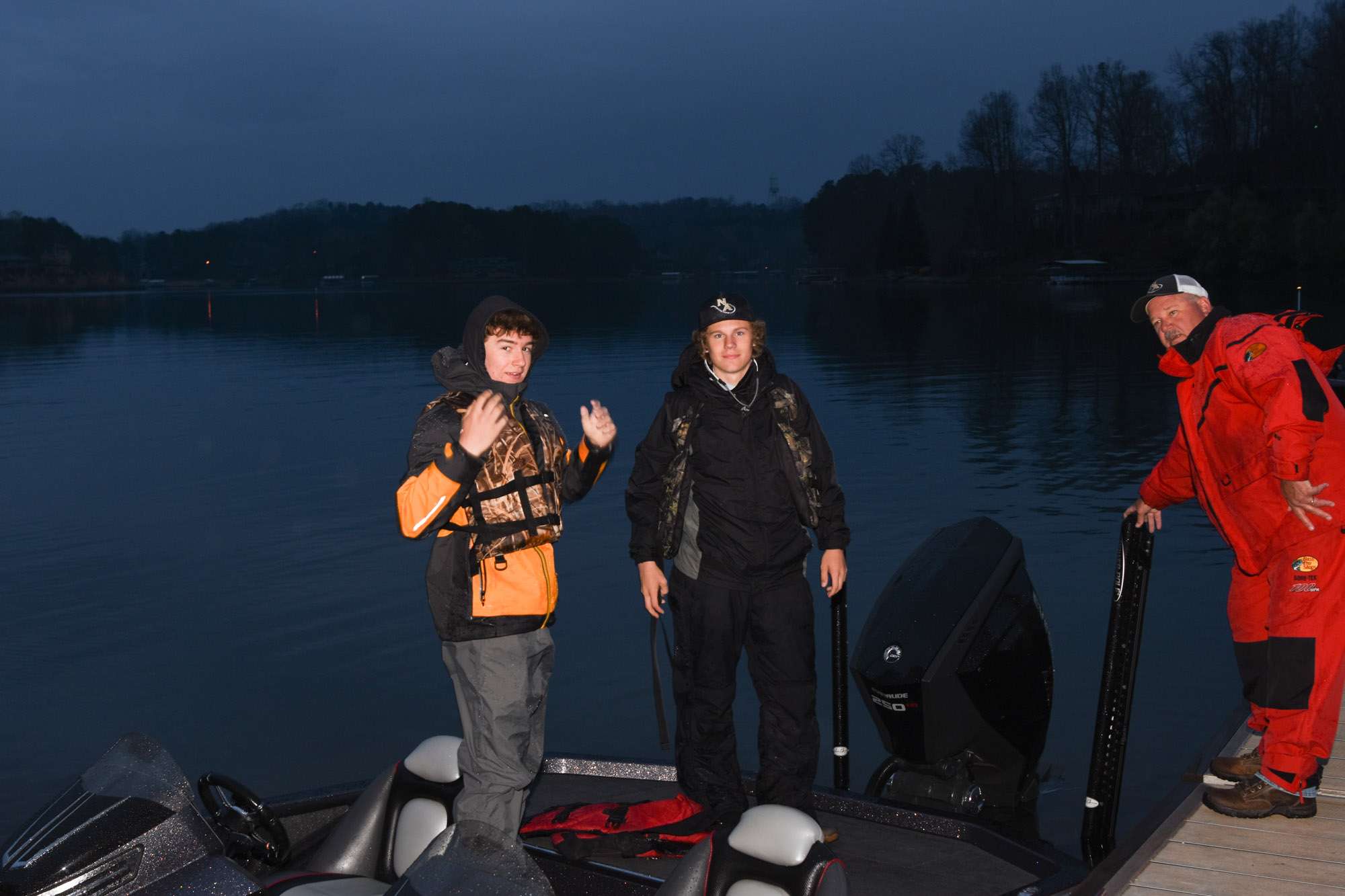 Kyler McKie and Michael Burch from Fox Creek High School