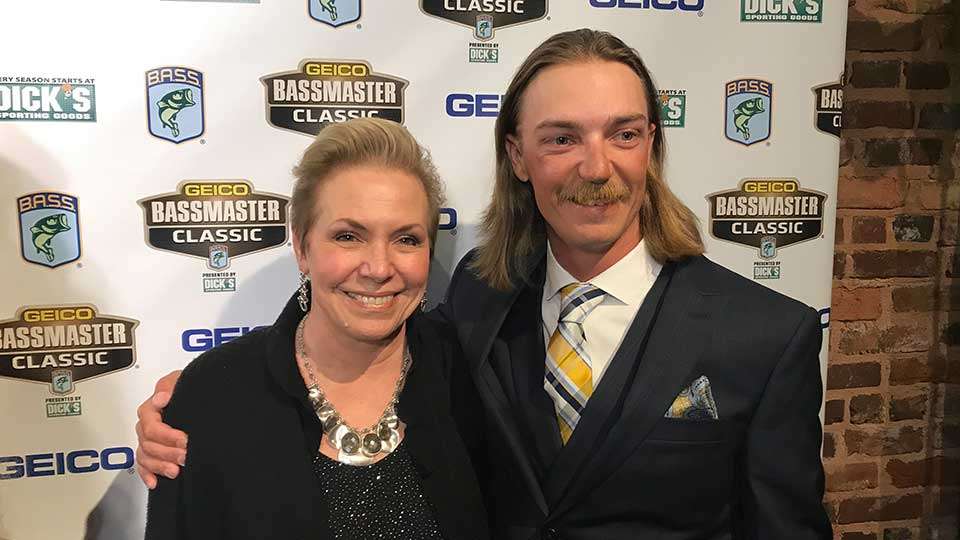 Seth Feider, making his first Classic qualification, was proud to bring his mother, Anne, to the banquet and general all-around celebration of the sport. His wife was home and expected to give birth to their first child any day. And letâs stop the talk of a mullet. Feiderâs hair just âflowsâ and is simply tucked behind his ears. On a video he posted to Facebook, Feider did shave racing stripes into his sideburns, saying theyâd make him run faster on the water and were good for an âextra 4 pounds.â Feider finished 18th.