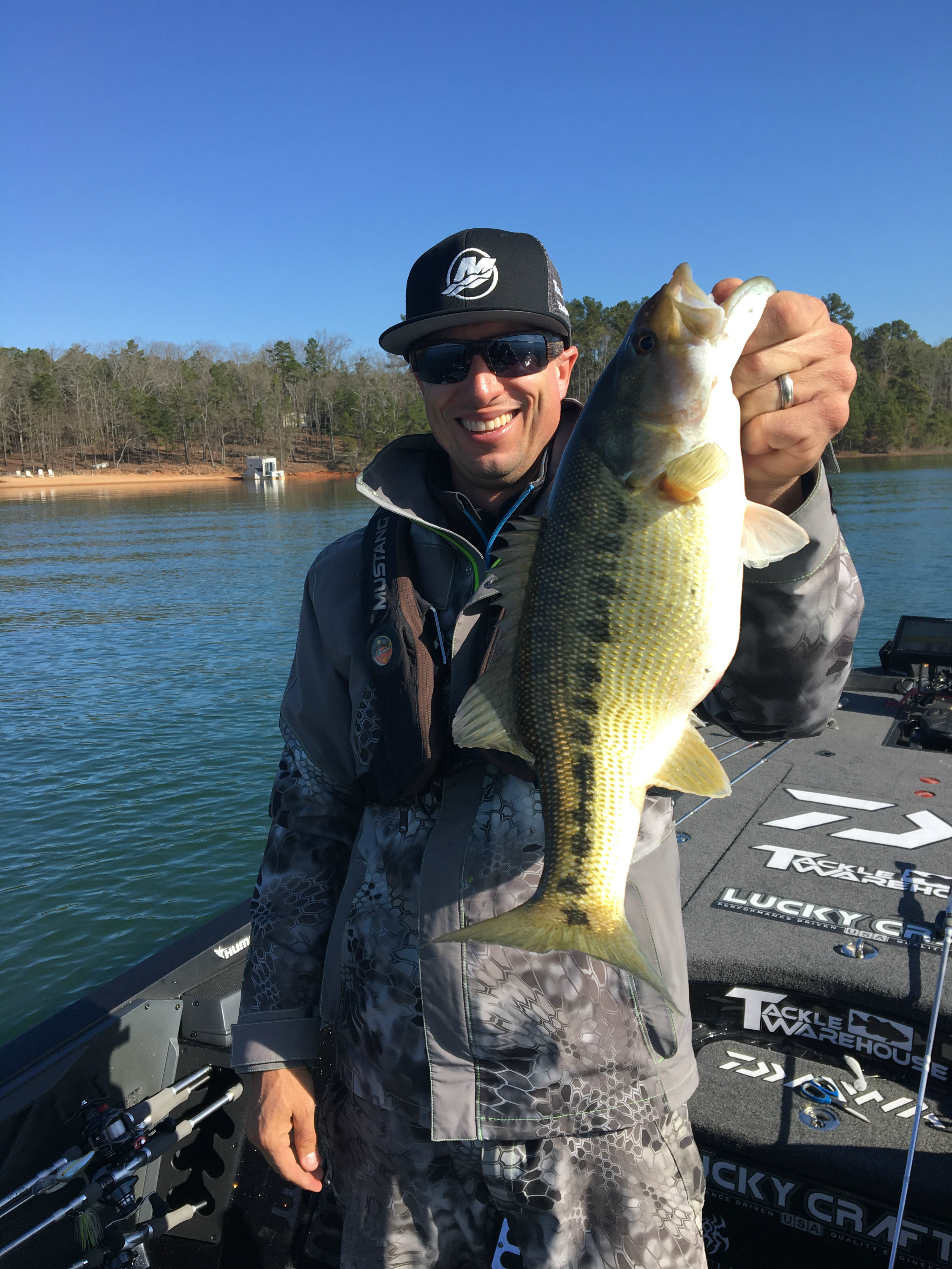 Ehrler adds a 3.25-pounder to his limit. 