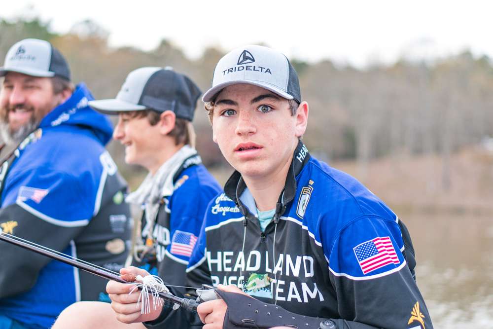 Smile like you just caught a 7 pounderâ¦â - Hudson Choquette, Headland High School, Headland, Ala. 