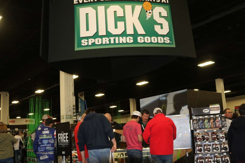 DICKâS Sporting Goods brought lots of merchandise with bargain pricing.