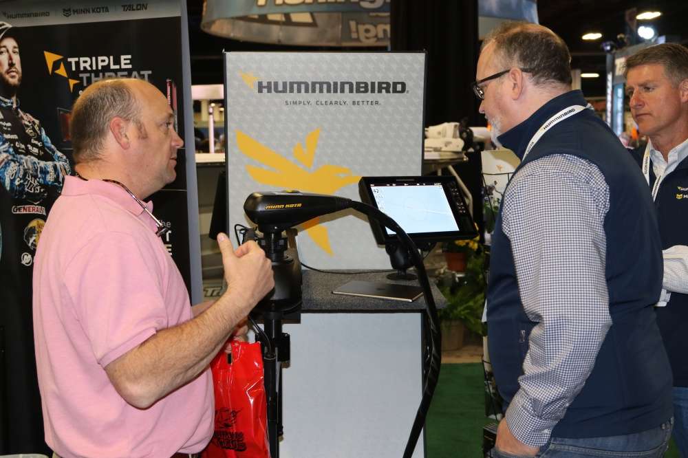 Expert instruction was readily provided by the Humminbird staff.
